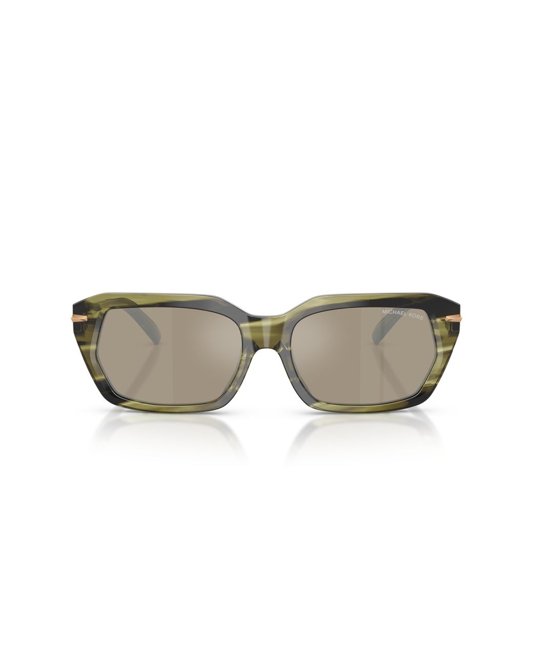 Michael Kors Black Mk2265U Lake Tahoe 40407I Sunglasses Acetate Squared Mirrored for men
