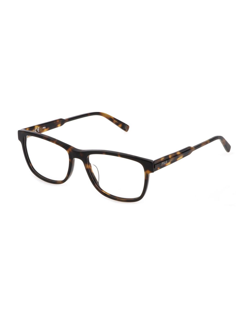 Fila Black Vfi304 0C10 Optical Frames Acetate Squared for men