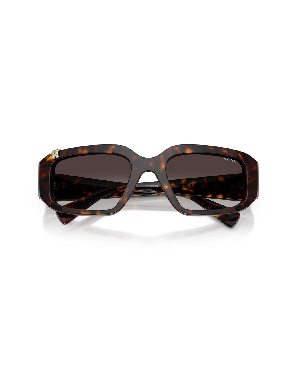 Vogue Eyewear Black Vo5688Sb W6568G Sunglasses Acetate Geometric Normal Nuanced