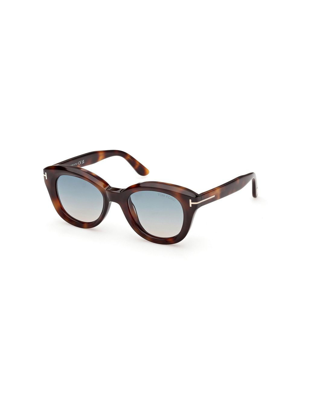 Tom Ford Black Ft1344 Nika-02 53P Sunglasses Acetate Round Normal