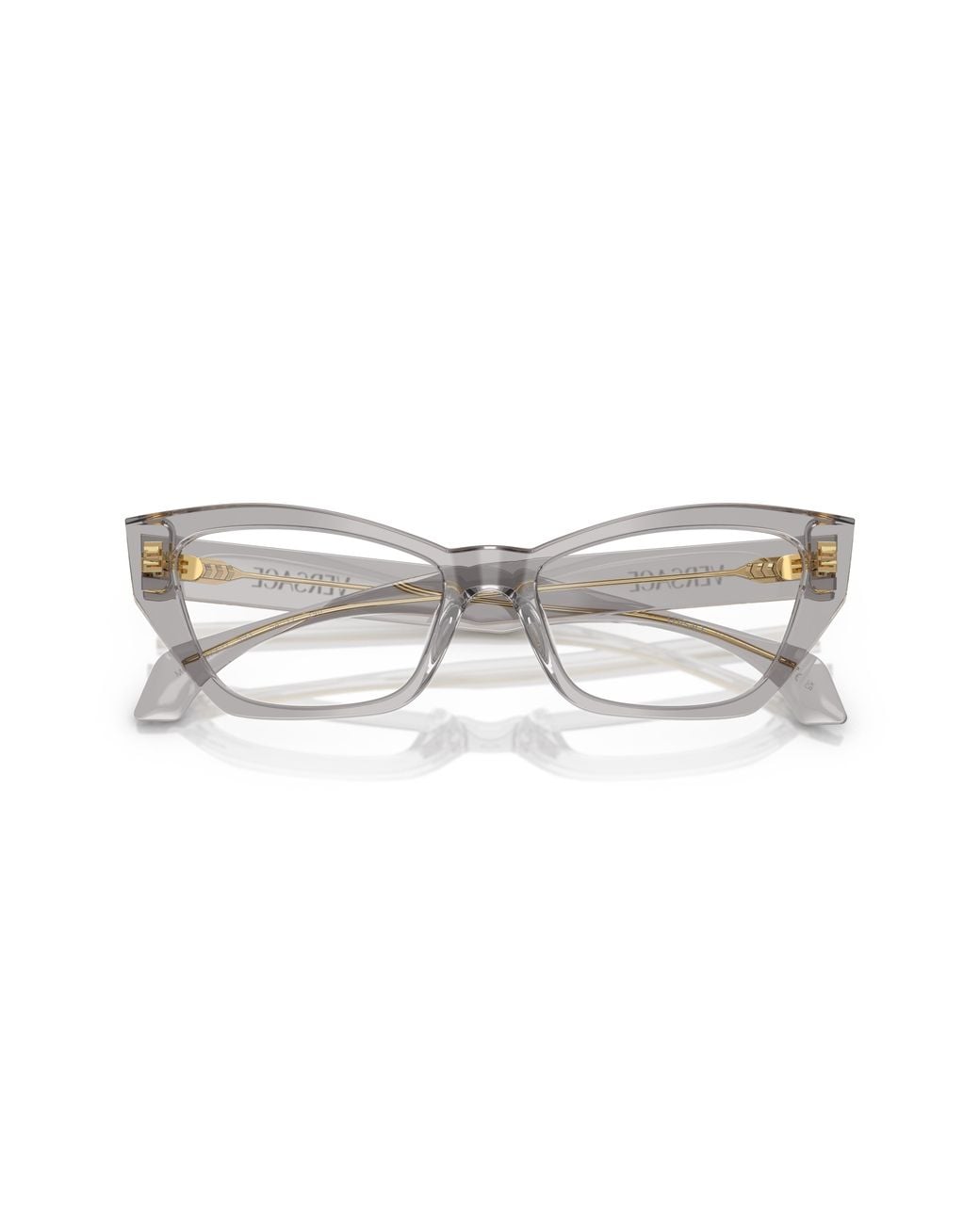 Versace Black Ve3373U 593 Optical Frames Acetate Transparent Cat Eye Normal