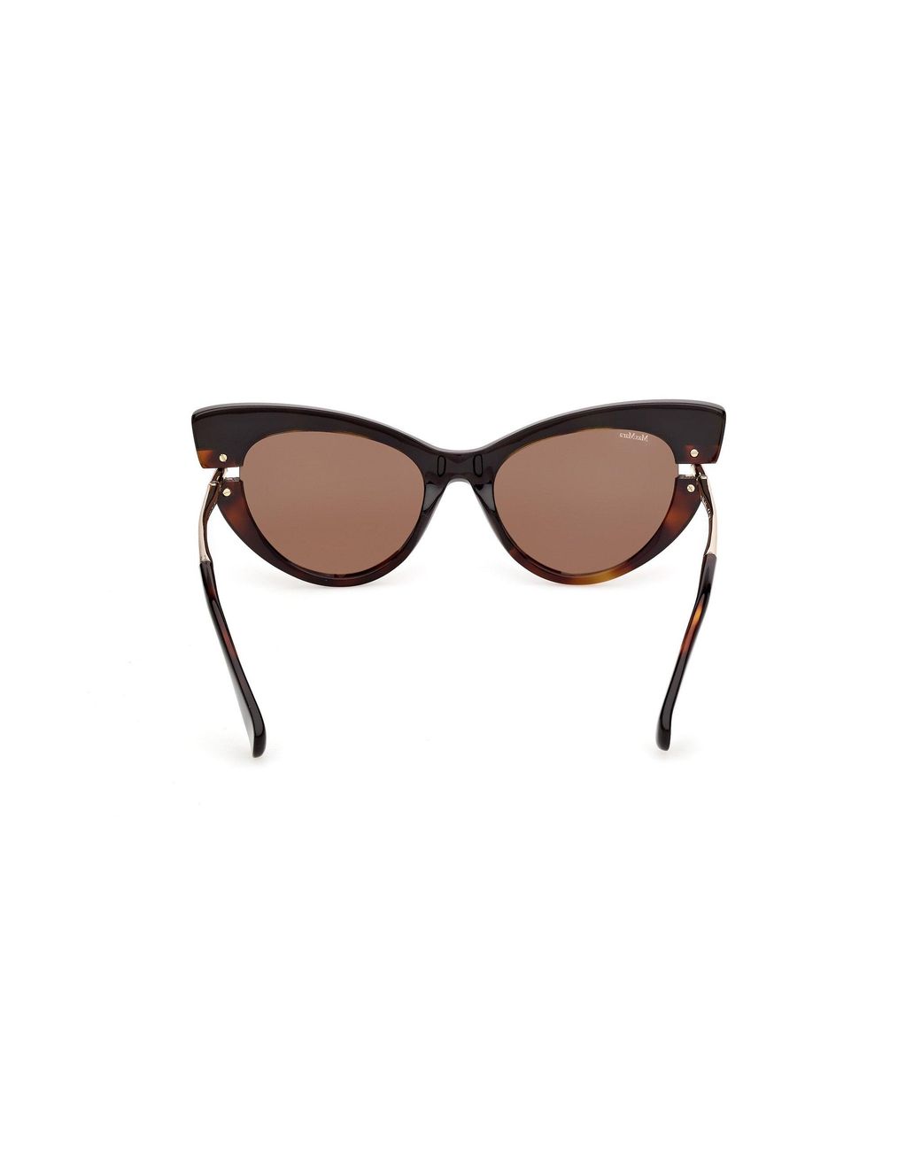 Max Mara Black Mm0187 56E Sunglasses Acetate Cat Eye Normal
