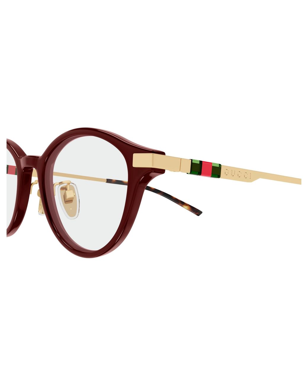 Gucci Black Gg2000Oj 003 Optical Frames Acetate Transparent Round