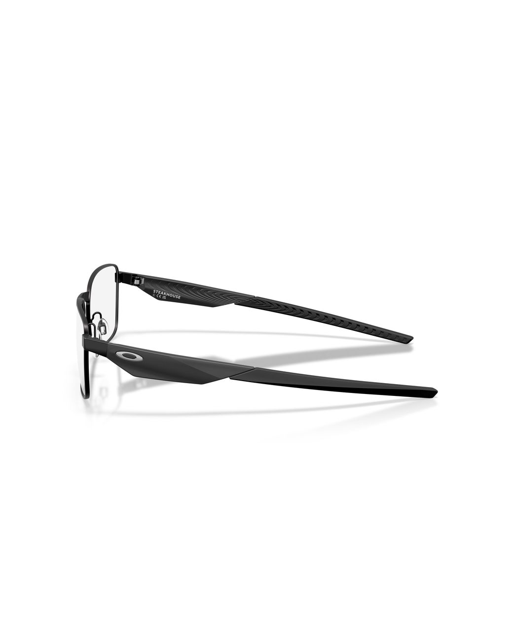 Oakley Black Ox3140 Steakhouse 314001 Optical Frames Metal Transparent Squared Normal
