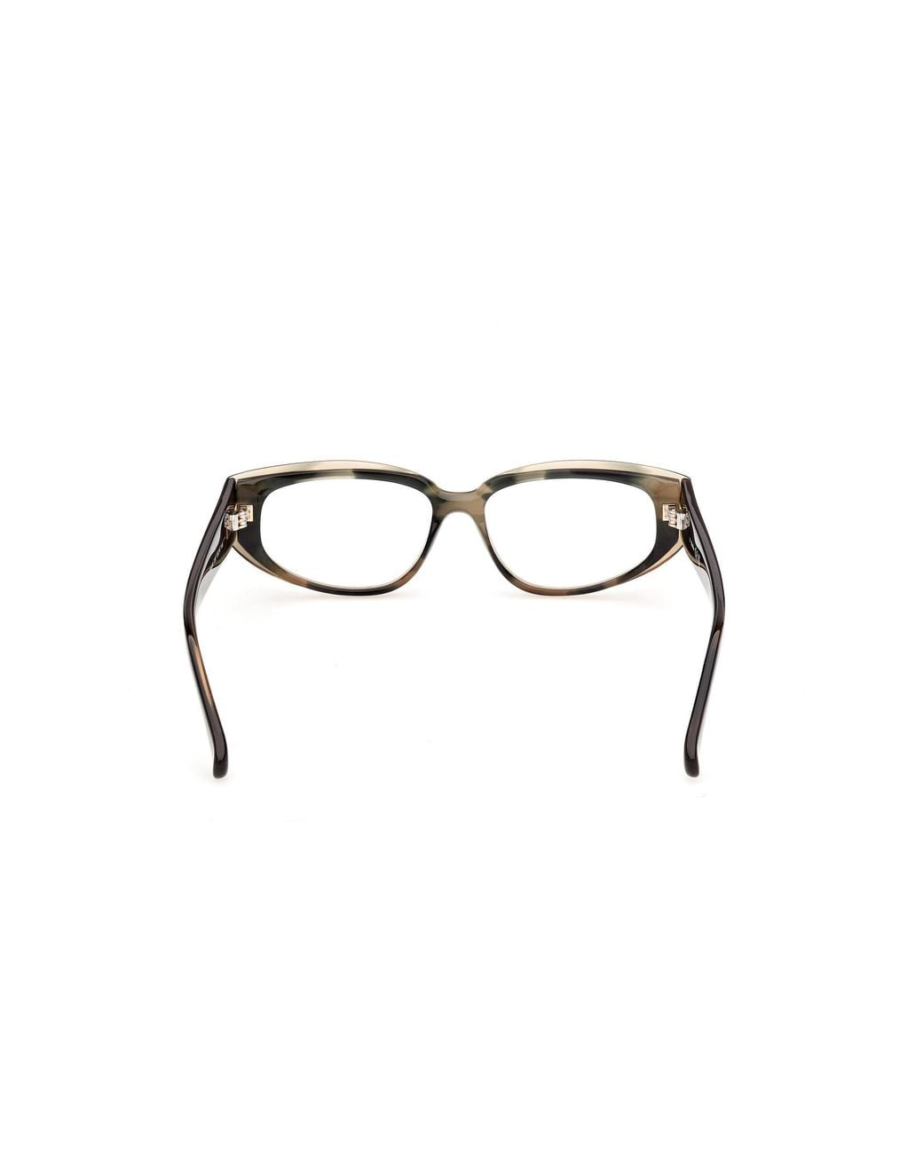 Max Mara Black Mm5258 55 Optical Frames Acetate Geometric Normal