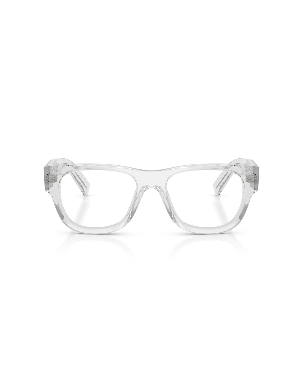 Prada Black Pr D08Vu 12R1O1 Optical Frames Acetate Squared Normal for men