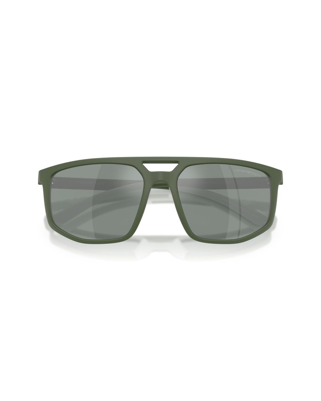 Emporio Armani Black Ea4248U 625930 Sunglasses Injected Pilot Mirrored for men