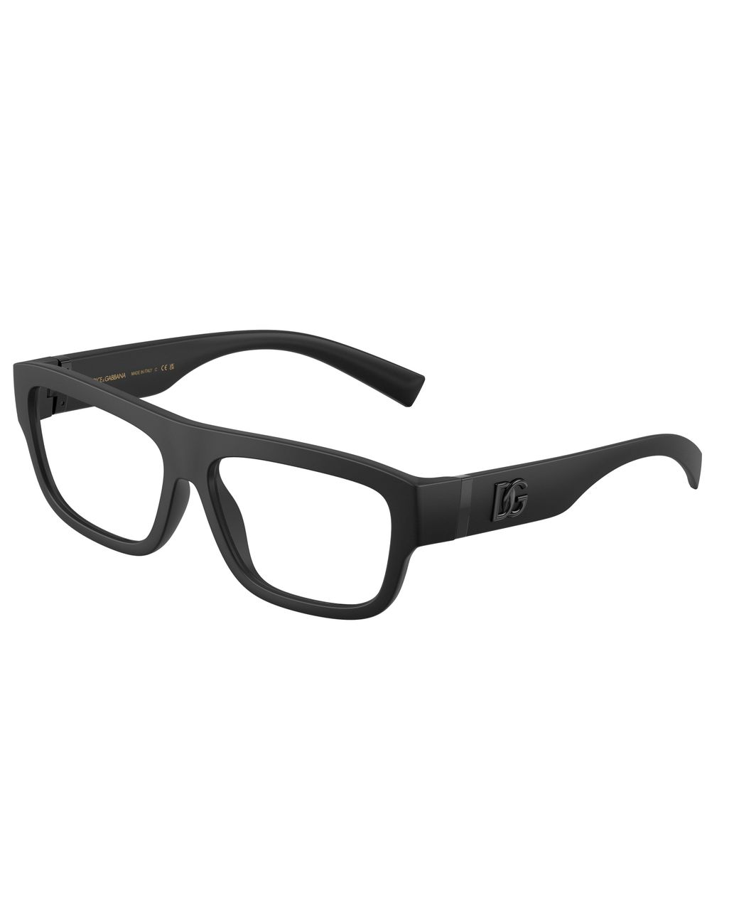 Dolce & Gabbana Black Dg5114 2525 Optical Frames Injected Transparent Squared Normal for men