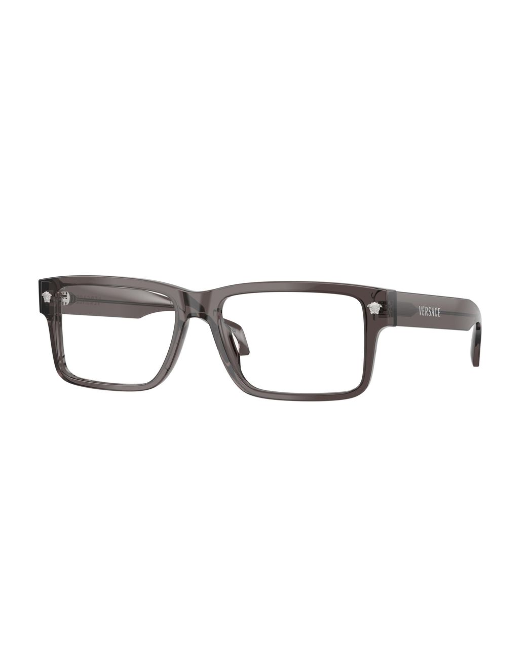 Versace Black Ve3391U 5542 Optical Frames Acetate Transparent Squared Normal for men
