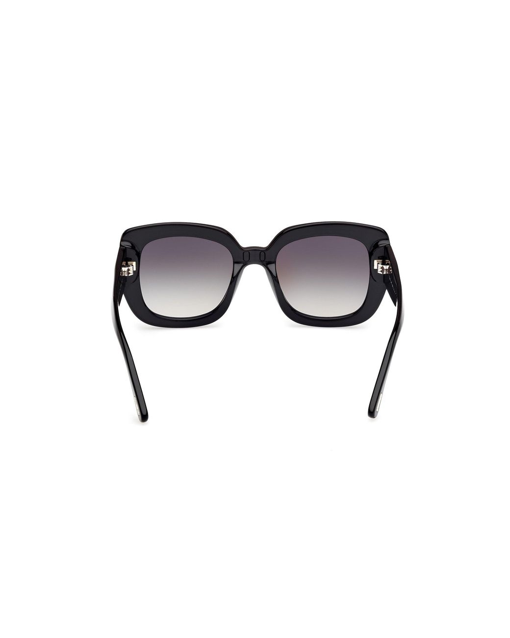 Tom Ford Black Ft1220 Carla-02 01B Sunglasses Acetate Smoke Squared Normal