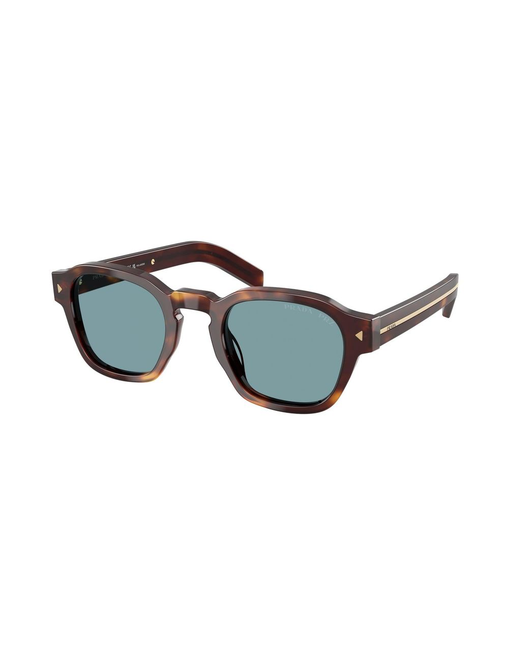 Prada Black Pr A16S 15W04D Sunglasses Acetate Pantos Polarized for men