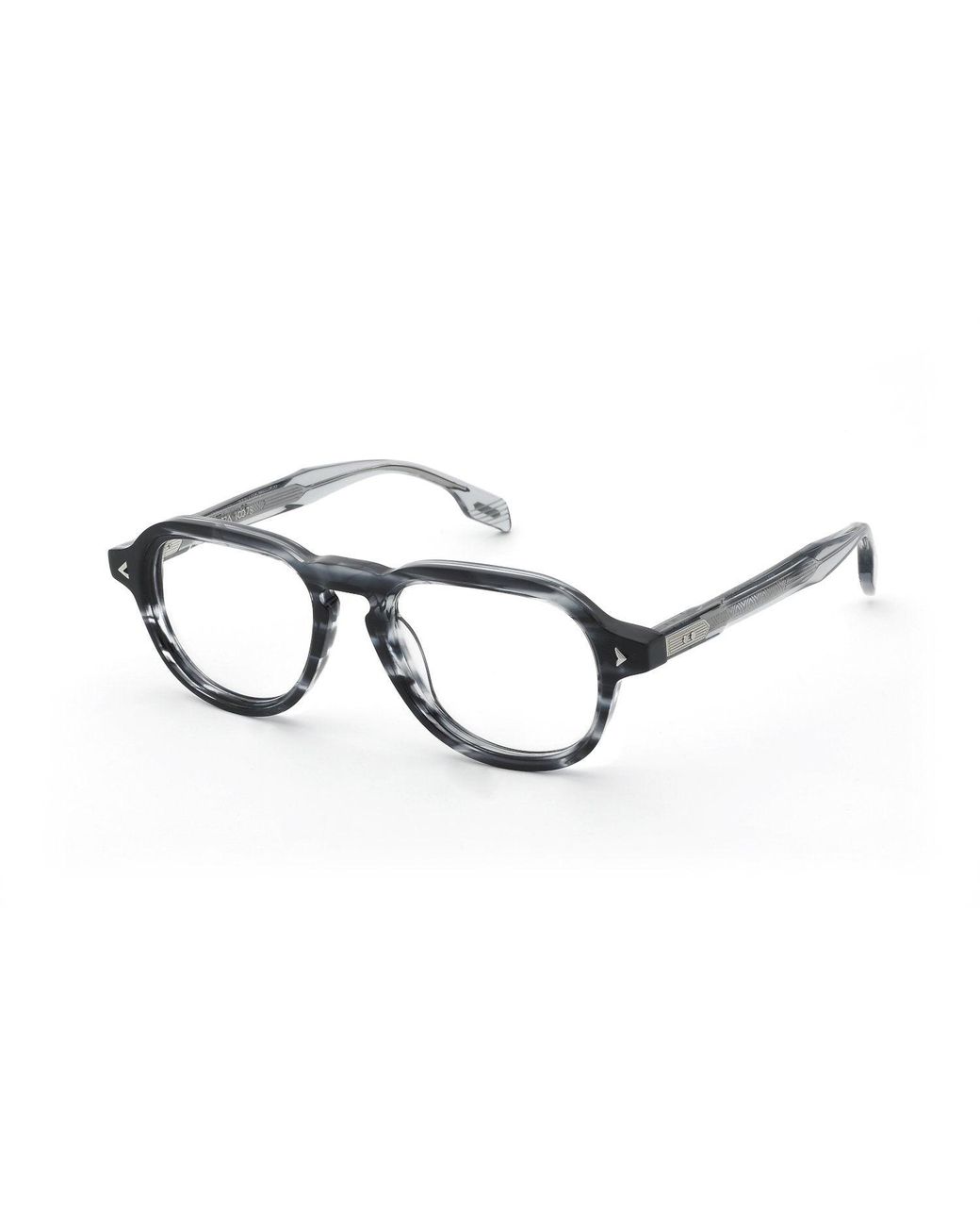Lozza Black Vl4410M Rapsodia 1 Arte 09T8 Optical Frames Acetate Pilot for men