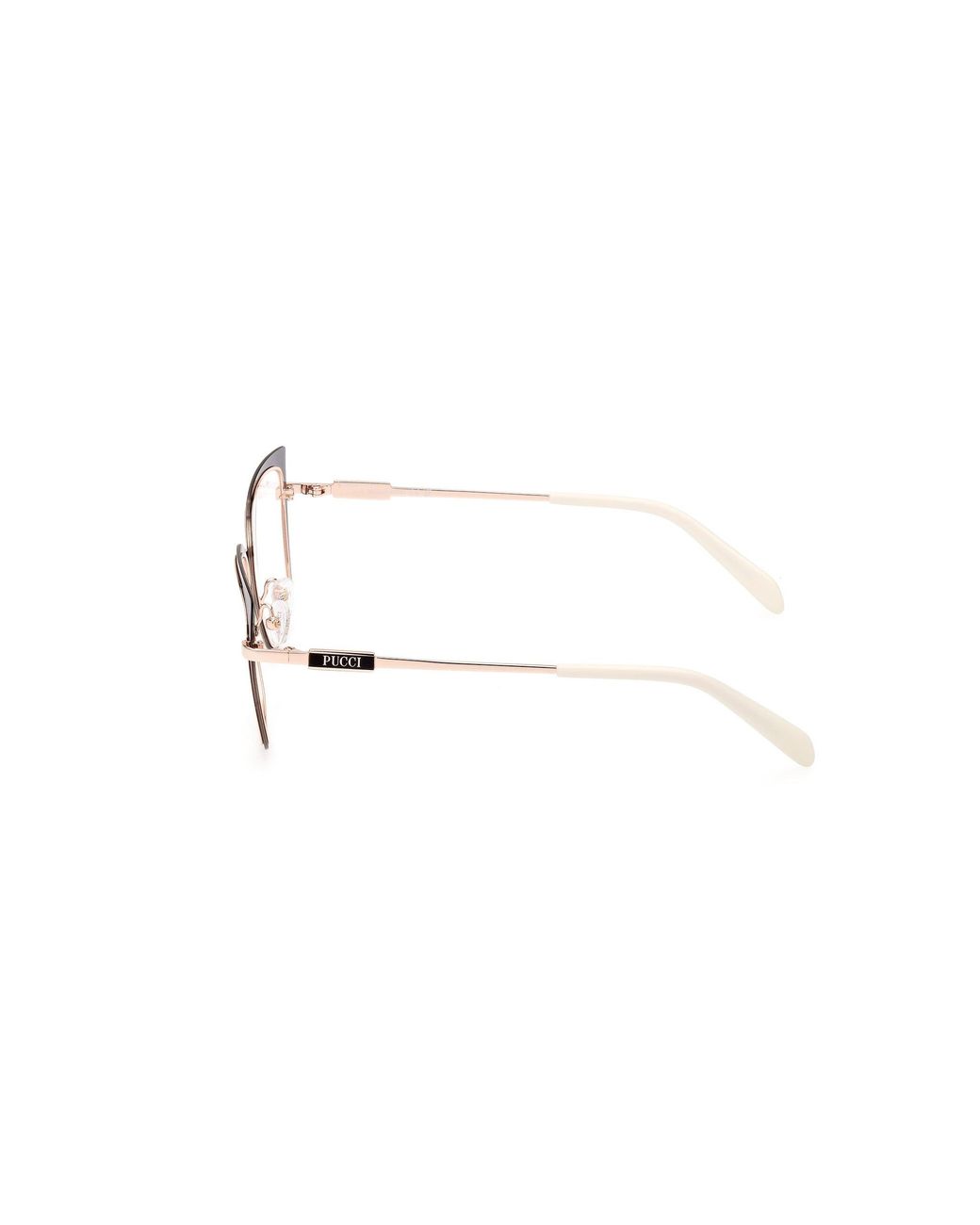 Emilio Pucci Black Ep5219 020 Optical Frames Metal Squared Normal