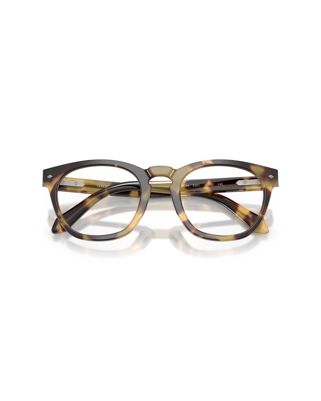Giorgio Armani Black Ar7284 6301 Optical Frames Acetate Round Normal for men