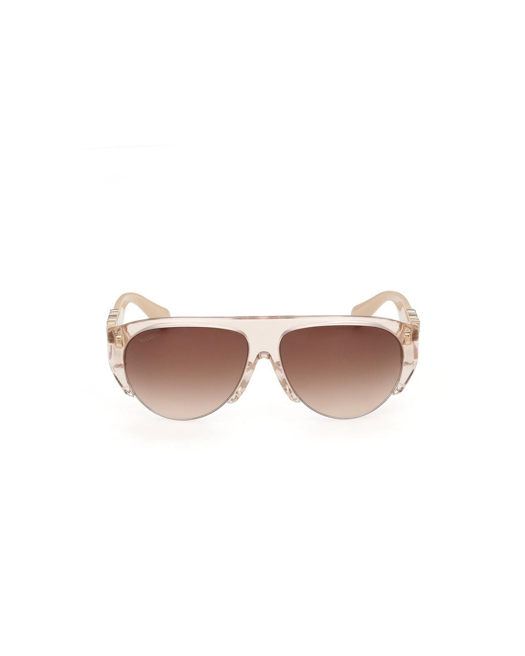 MAX&Co. Black Mo0167 57F Sunglasses Acetate Pilot Normal