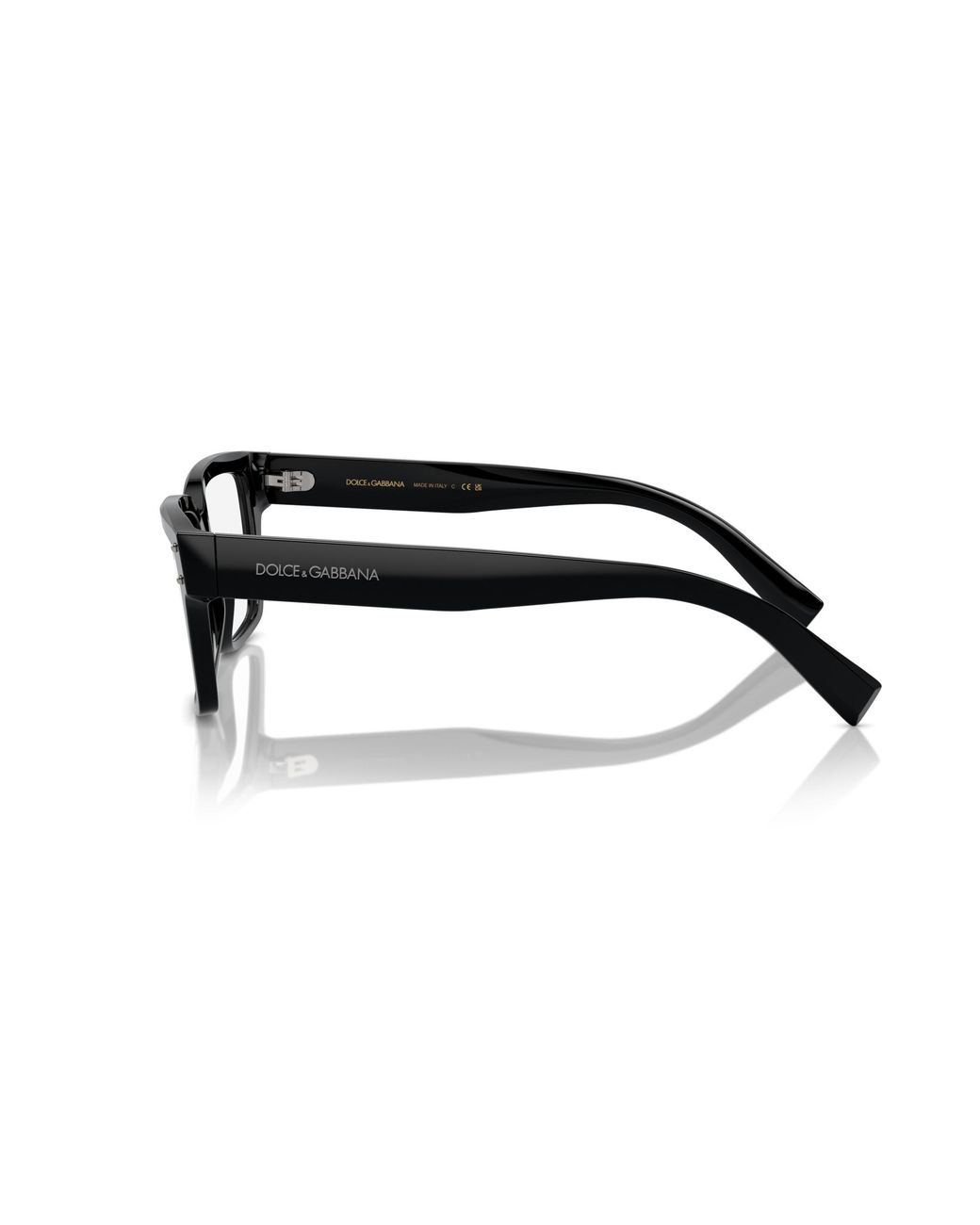 Dolce & Gabbana Black Dg3383 501 Optical Frames Acetate Squared Normal for men