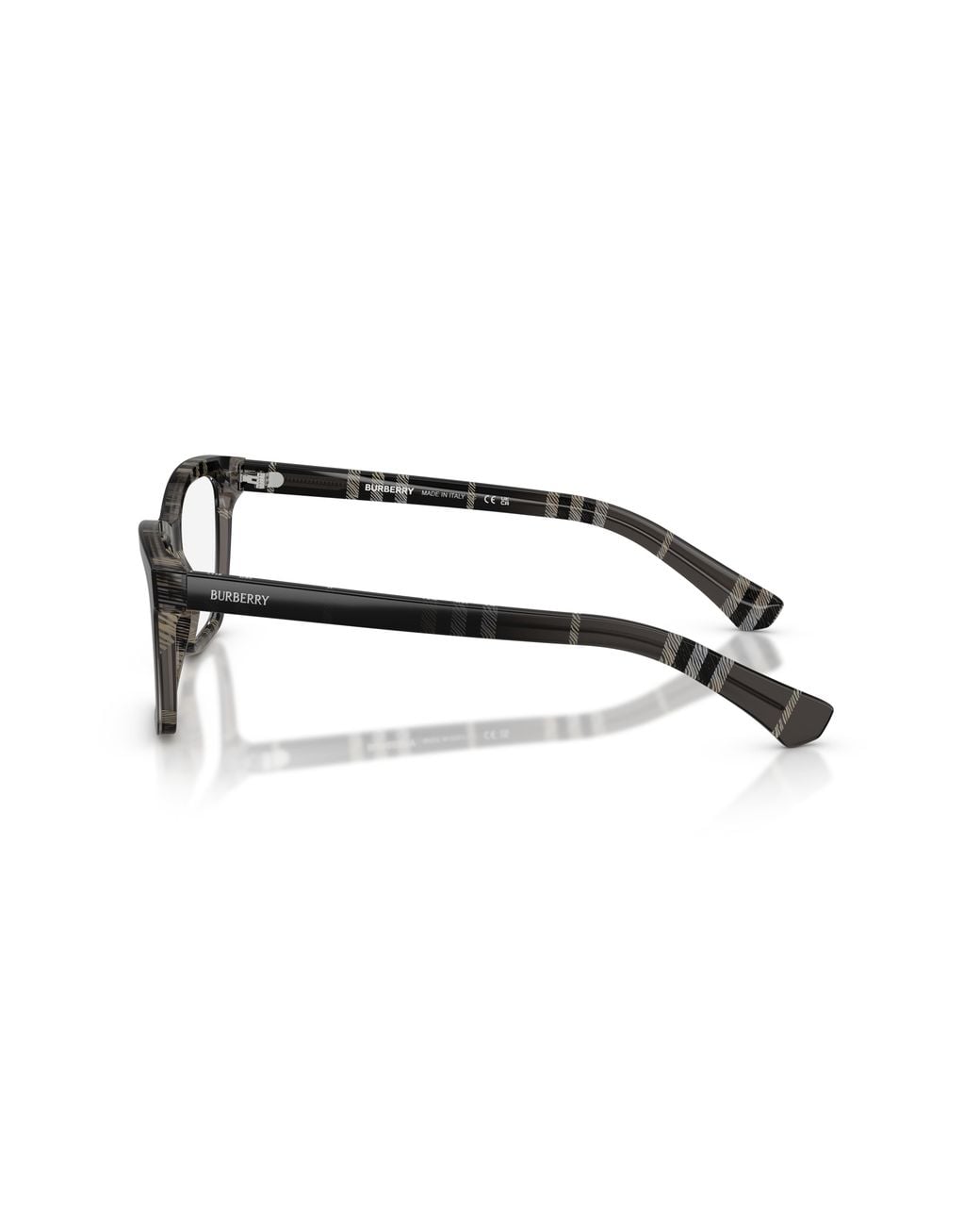 Burberry Black Be2440 4200 Optical Frames Acetate Squared Normal