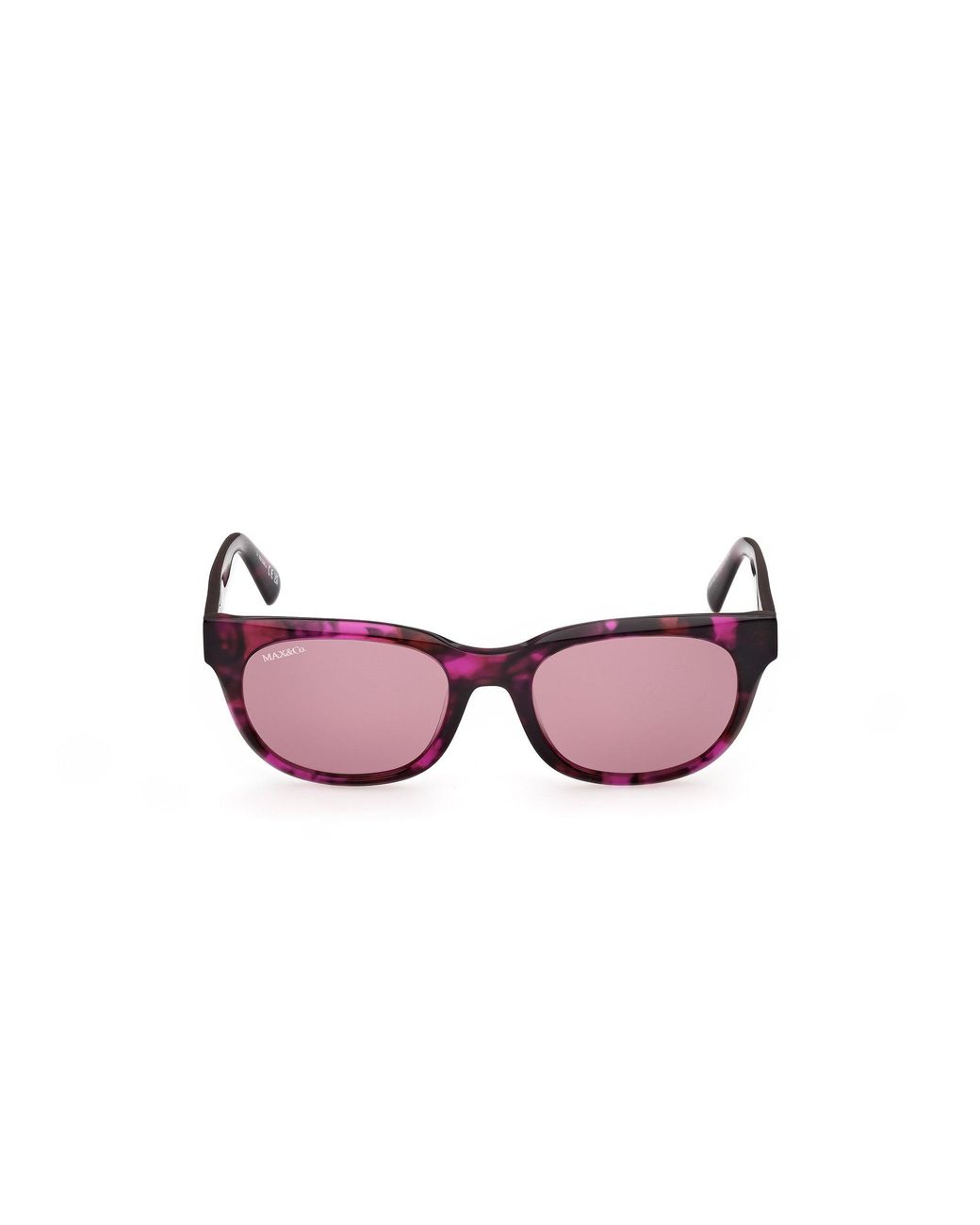 MAX&Co. Black Mo0163 55Y Sunglasses Butterfly Normal