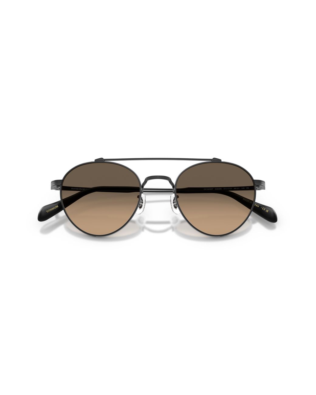 Oliver Peoples Black Ov1223St Brunner 50629N Sunglasses Titanium Pantos Normal Nuanced for men