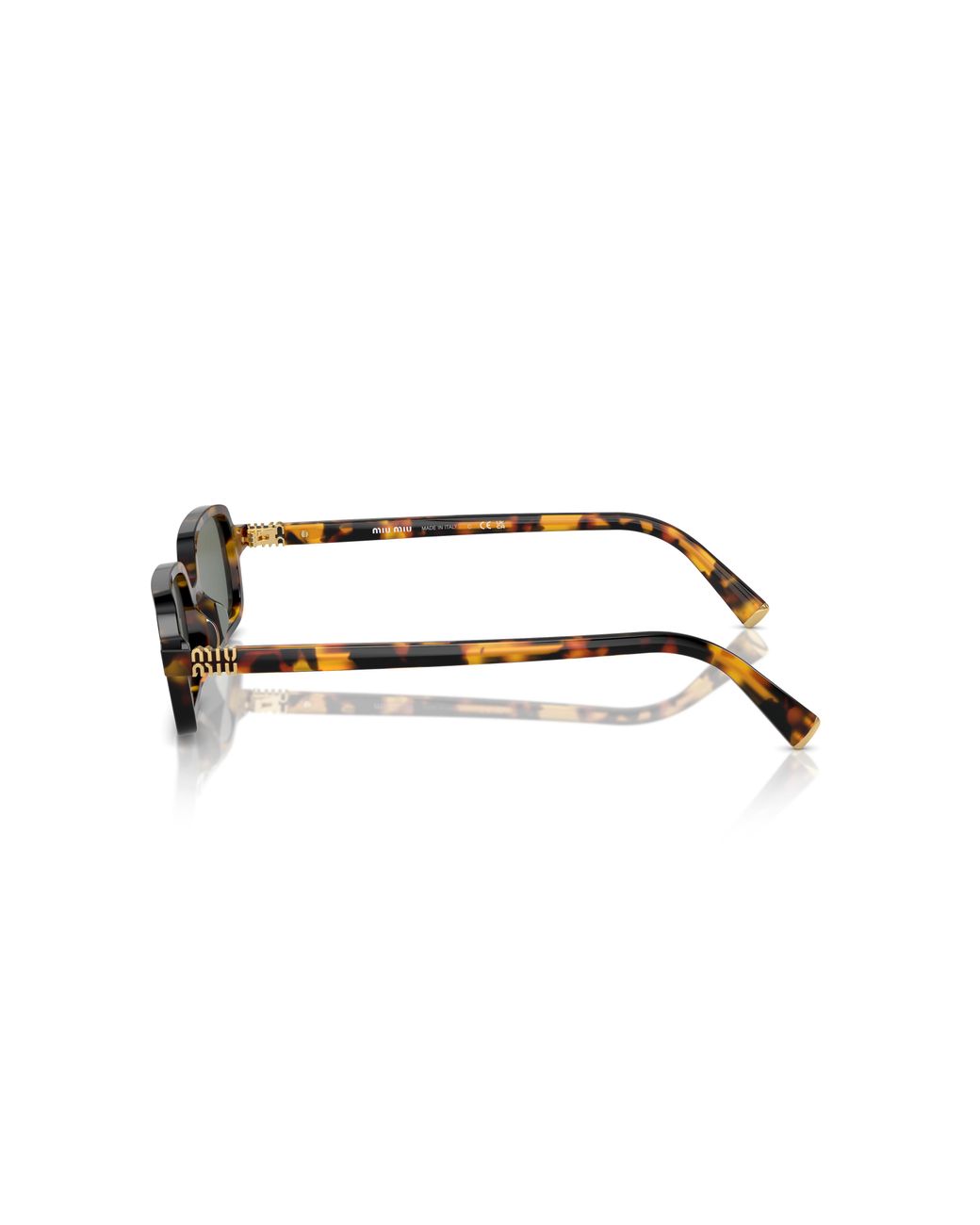 Miu Miu Black Mu 11Zs Vau04M Sunglasses Acetate Squared Normal