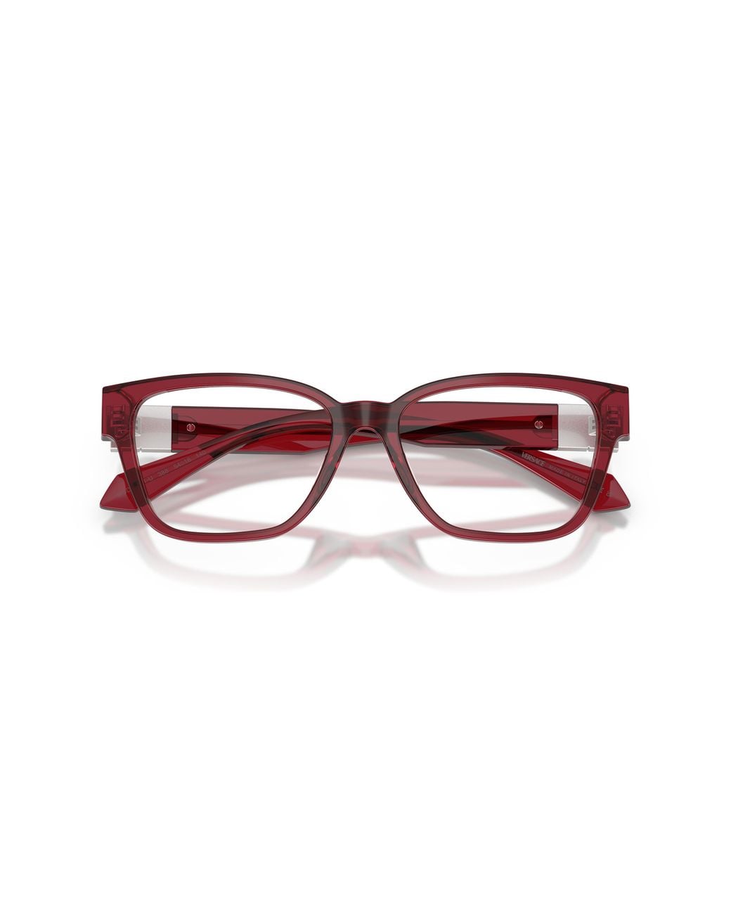 Versace Black Ve3401U 388 Optical Frames Acetate Transparent Cat Eye Normal