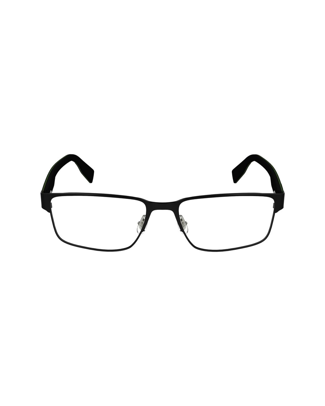 Lacoste Black L2298 033 Optical Frames Metal Squared Normal Normal for men