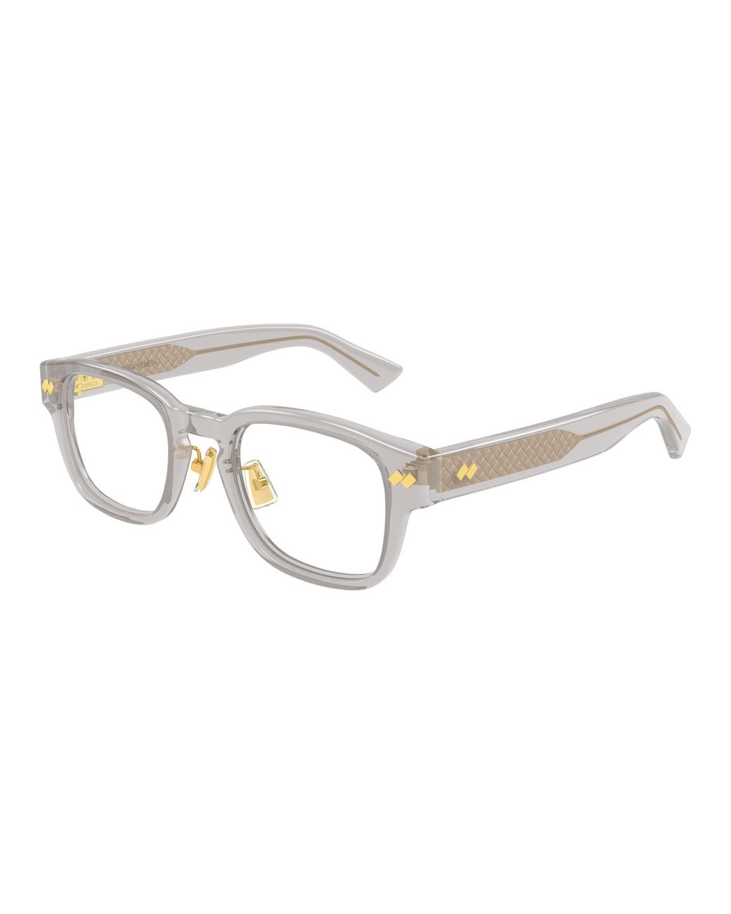 Bottega Veneta Black Bv1404Oa 008 Optical Frames Acetate Transparent Squared for men