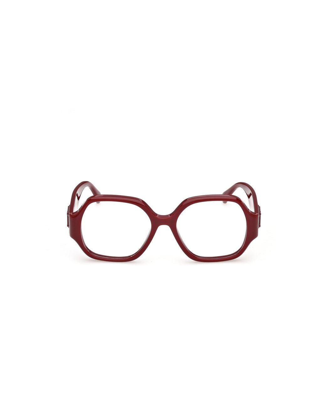 Max Mara Black Mm5252 69 Optical Frames Acetate Geometric Normal