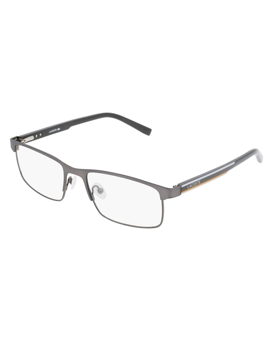 Lacoste Black L2271 033 Optical Frames Metal Squared Normal Normal for men