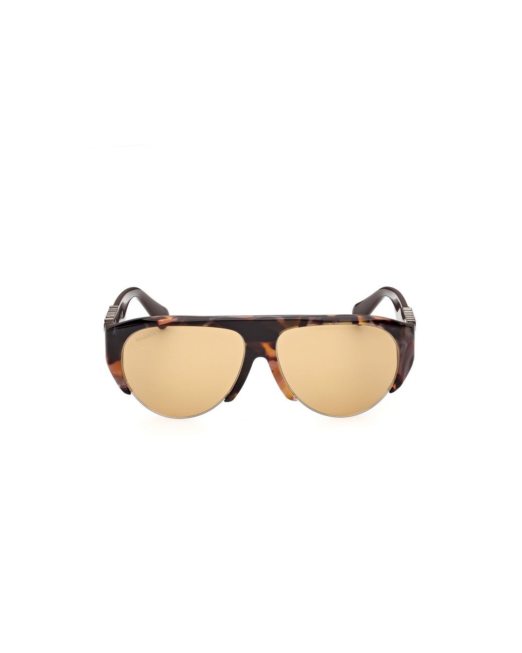 MAX&Co. Black Mo0167 52J Sunglasses Acetate Pilot Normal