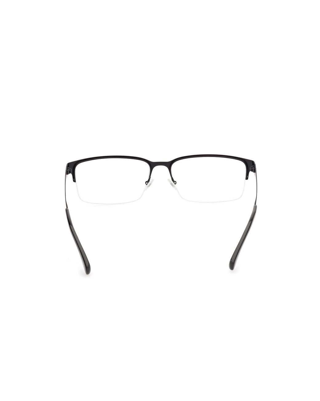Timberland Black Tb50037 002 Optical Frames Metal Squared Normal for men