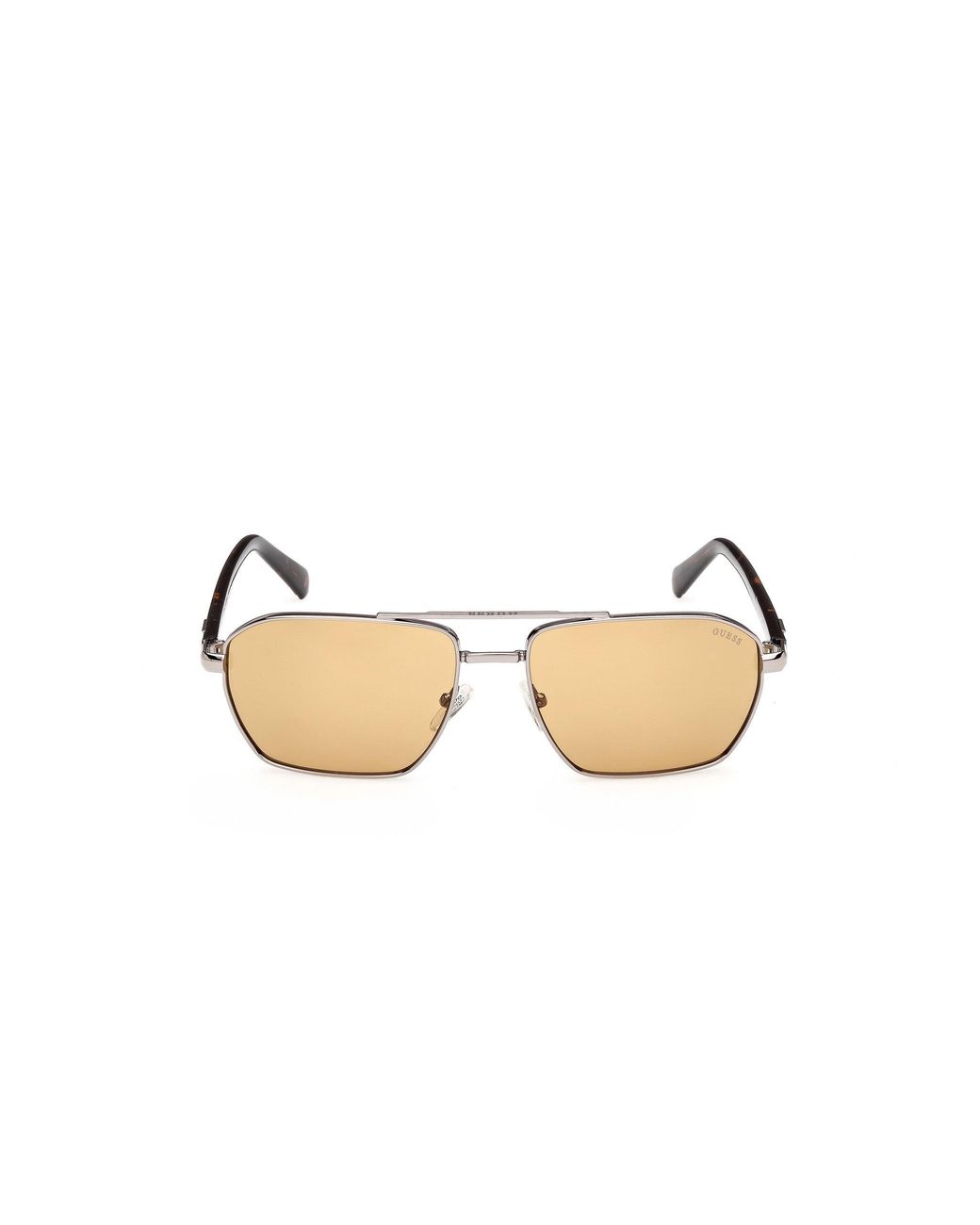 Guess Black Gu00301 08E Sunglasses Metal Squared Normal for men