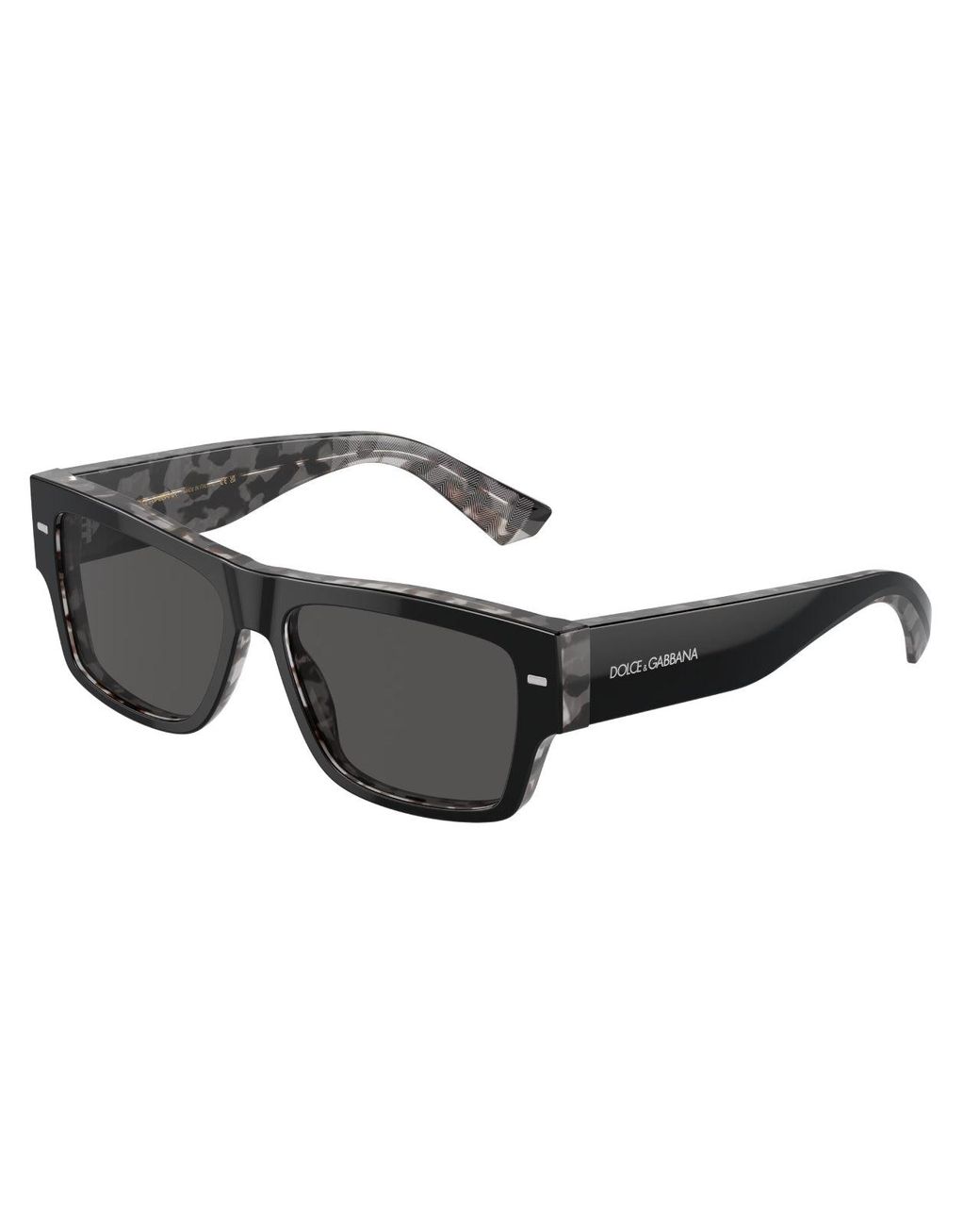 Dolce & Gabbana Black Dg4451 340387 Sunglasses Acetate Squared Normal for men