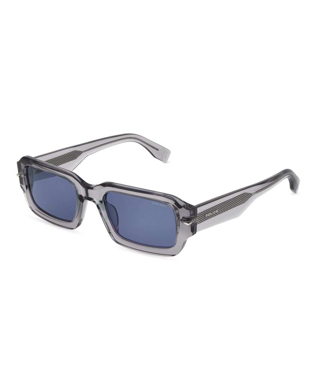 Police Black Splu72E Supernova 10 04G0 Sunglasses Acetate Squared Normal for men