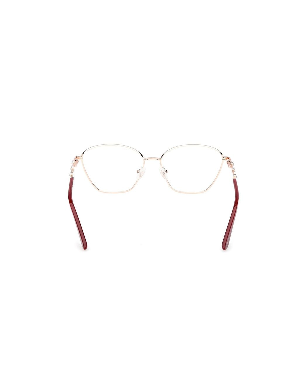 Guess Black Gm50045 028 Optical Frames Metal Cat Eye Normal