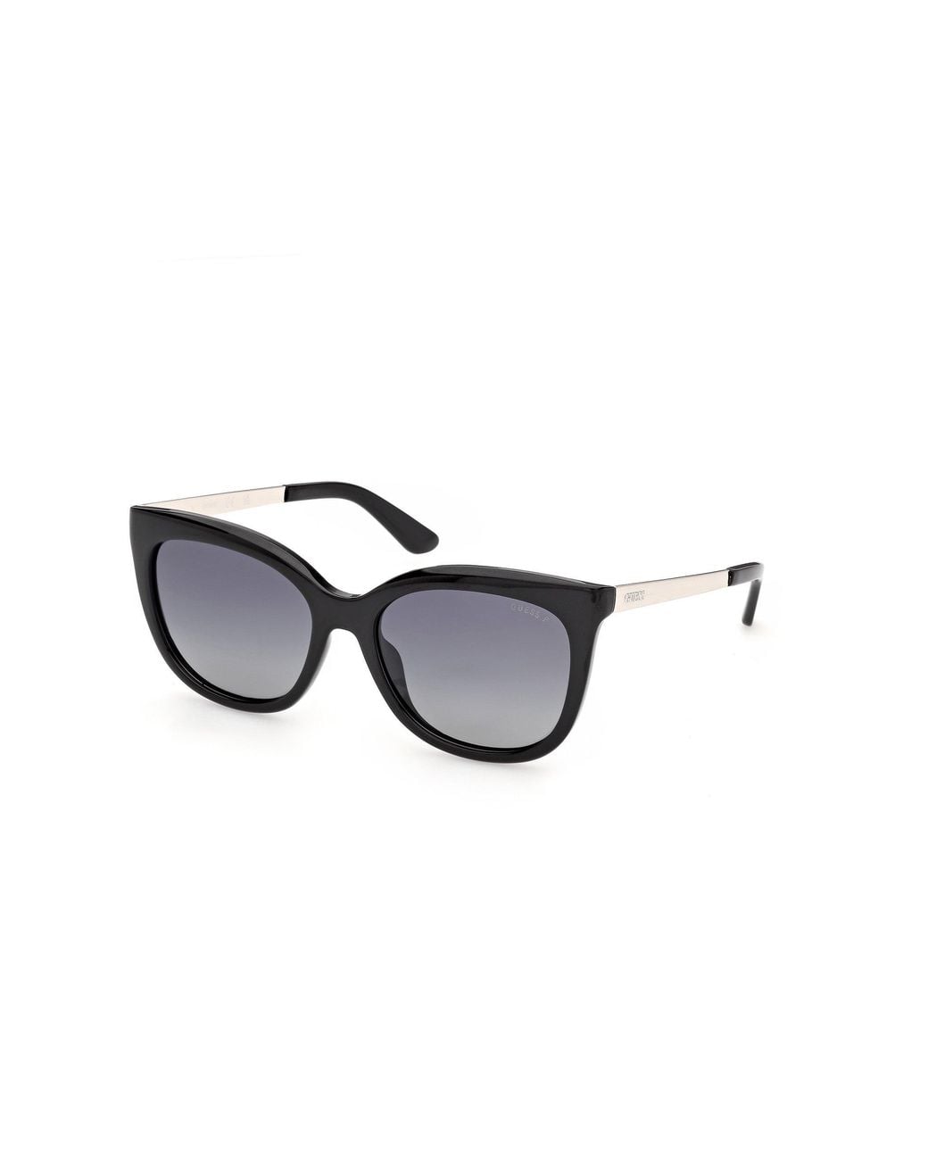 Guess Black Gu00354 01D Sunglasses Injected Smoke Cat Eye Polarized