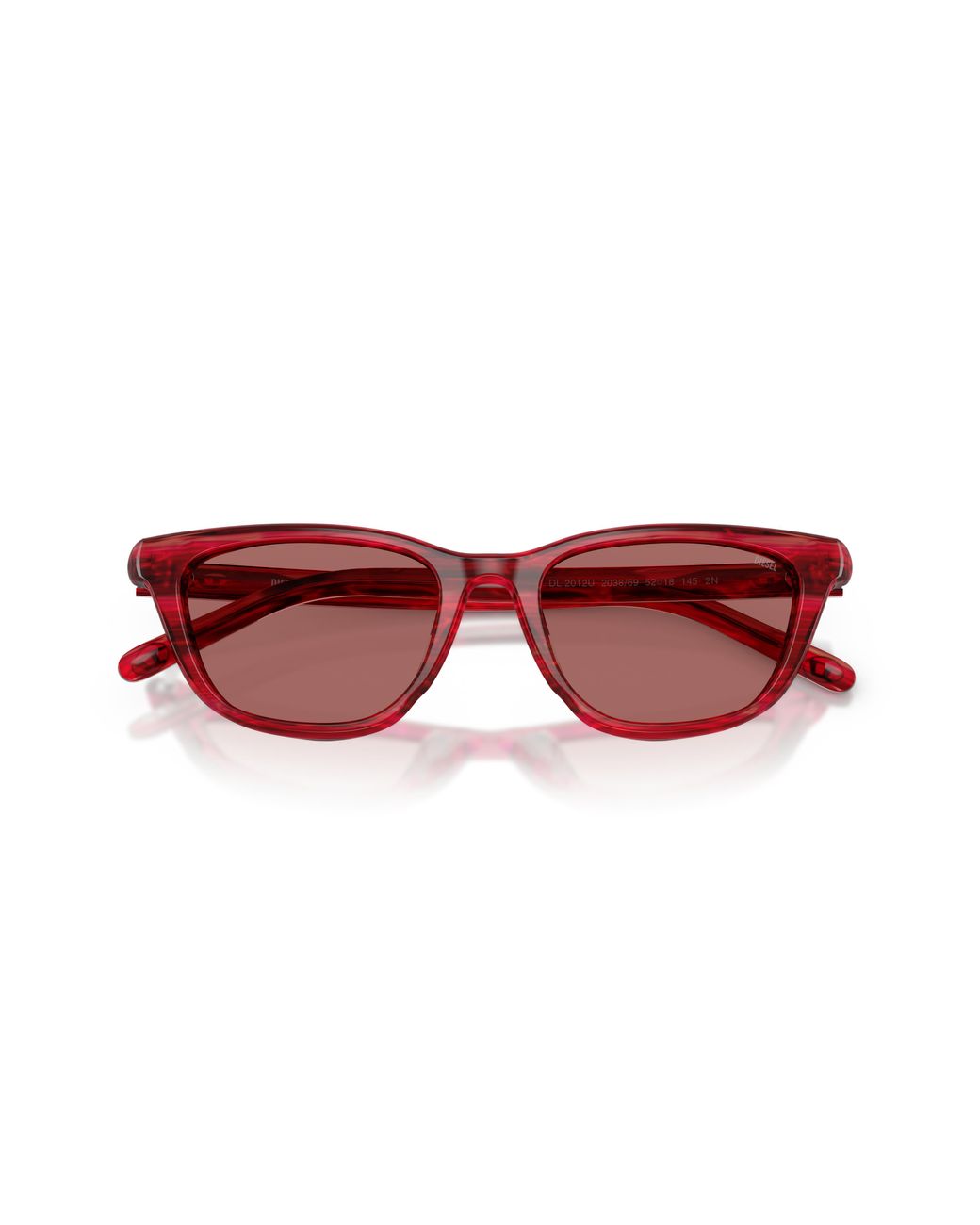 DIESEL Black Dl2012U 203869 Sunglasses Acetate Cat Eye Normal