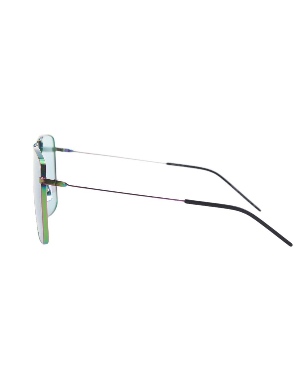 Italia Independent Blue Loyd 0321 Olg.000 Outlet Sunglasses Metal Light Mask Normal