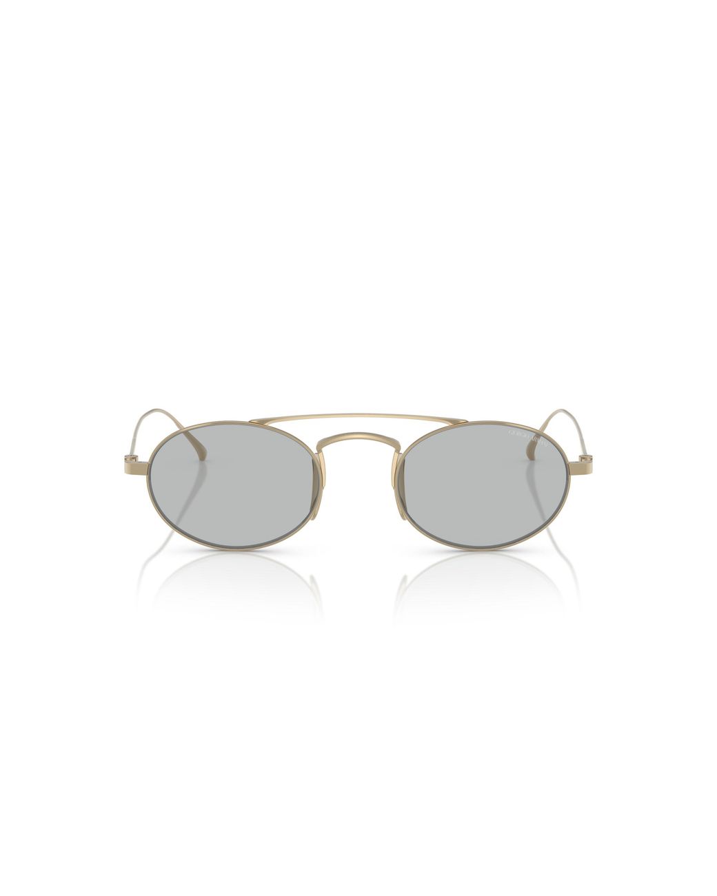 Giorgio Armani Black Ar6161T 338487 Sunglasses Titanium Round Normal for men