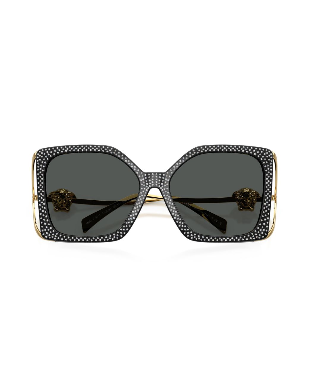 Versace Black Ve4502U 550787 Sunglasses Injected Squared Normal