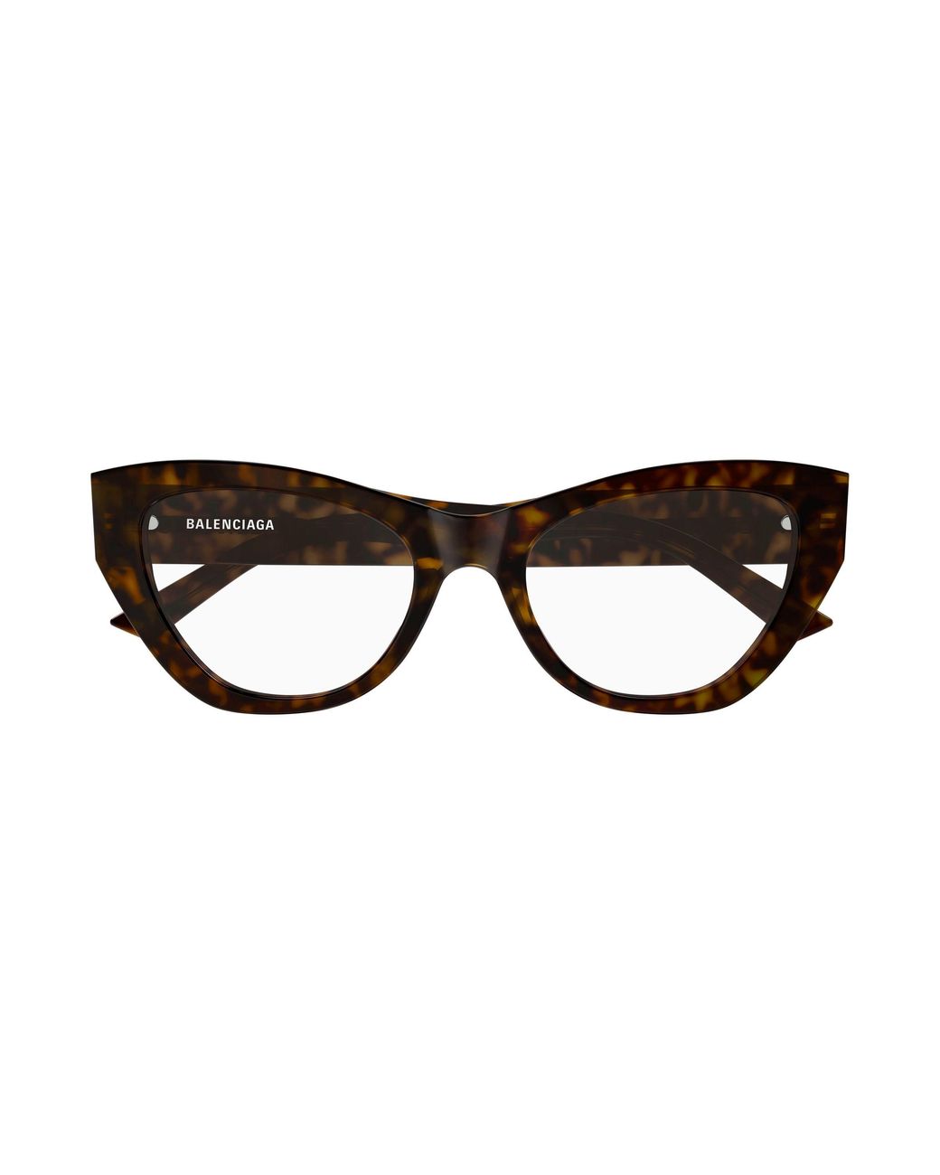 Balenciaga Black Bb0449O 007 Optical Frames Acetate Transparent Cat Eye