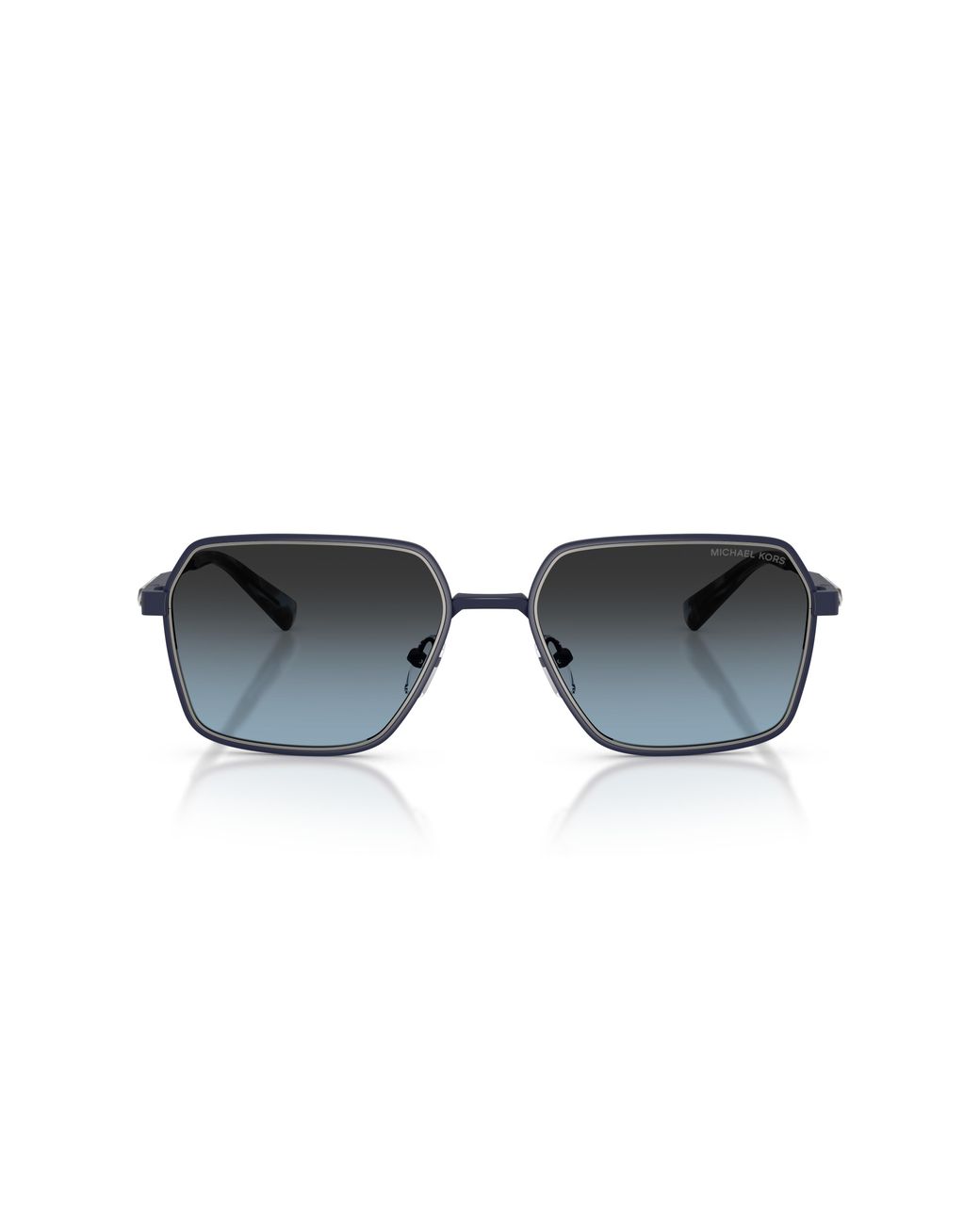 Michael Kors Black Mk1176 Dana Point 1207V1 Sunglasses Metal Squared Normal Shaded for men