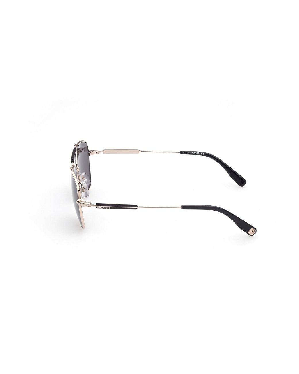 DSquared² Black Dq0380 Vince 28A Outlet Sunglasses Metal Squared Normal for men