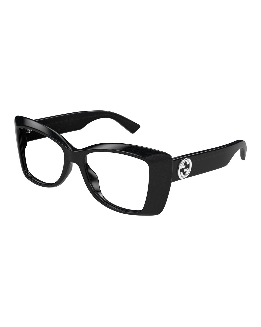 Gucci Black Gg1697O 003 Optical Frames Acetate Transparent Squared