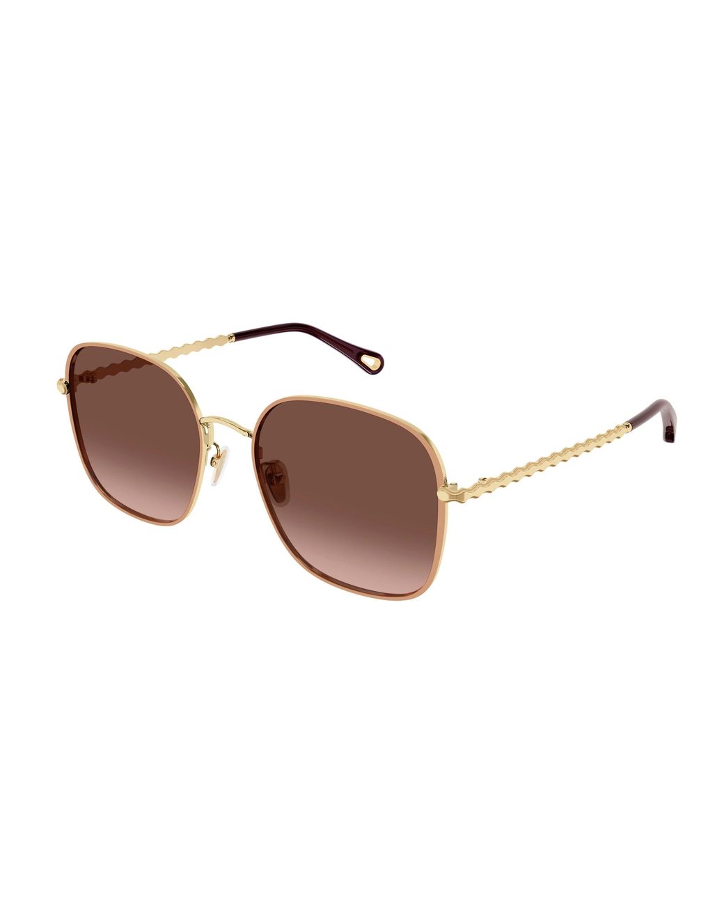 Chloé Black Ch0255Sk 004 Sunglasses Metal Squared