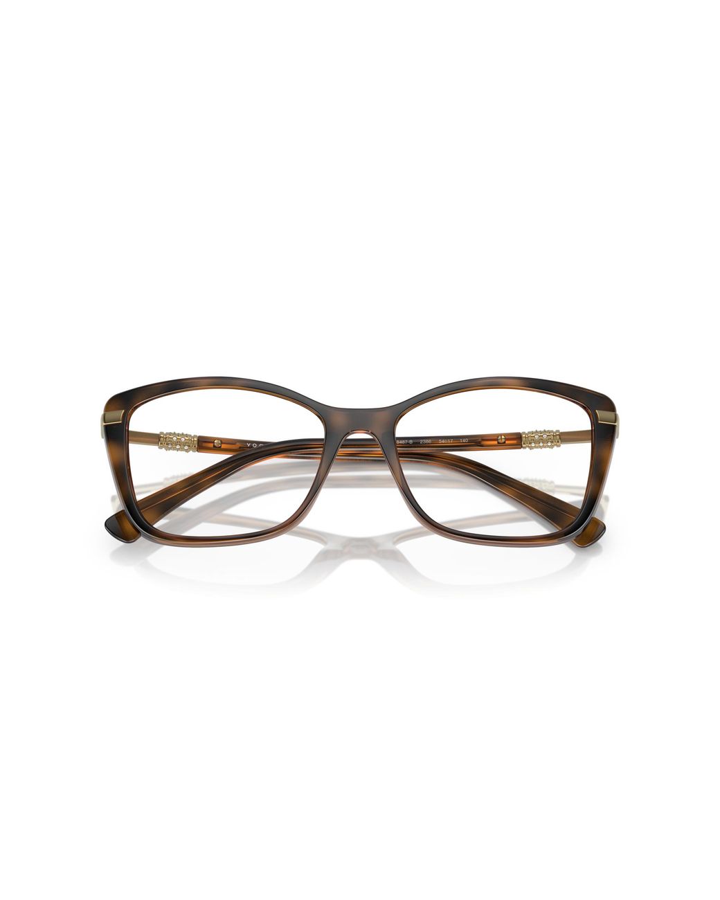 Vogue Eyewear Black Vo5487B 2386 Optical Frames Injected Transparent Butterfly Normal
