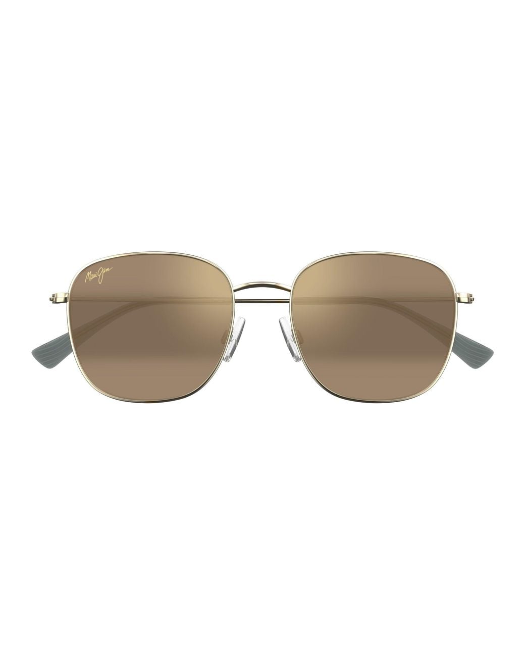 Maui Jim Black Mj0657Sa 002 Occhiali Da Sole Metallo Bronzo Squadrata