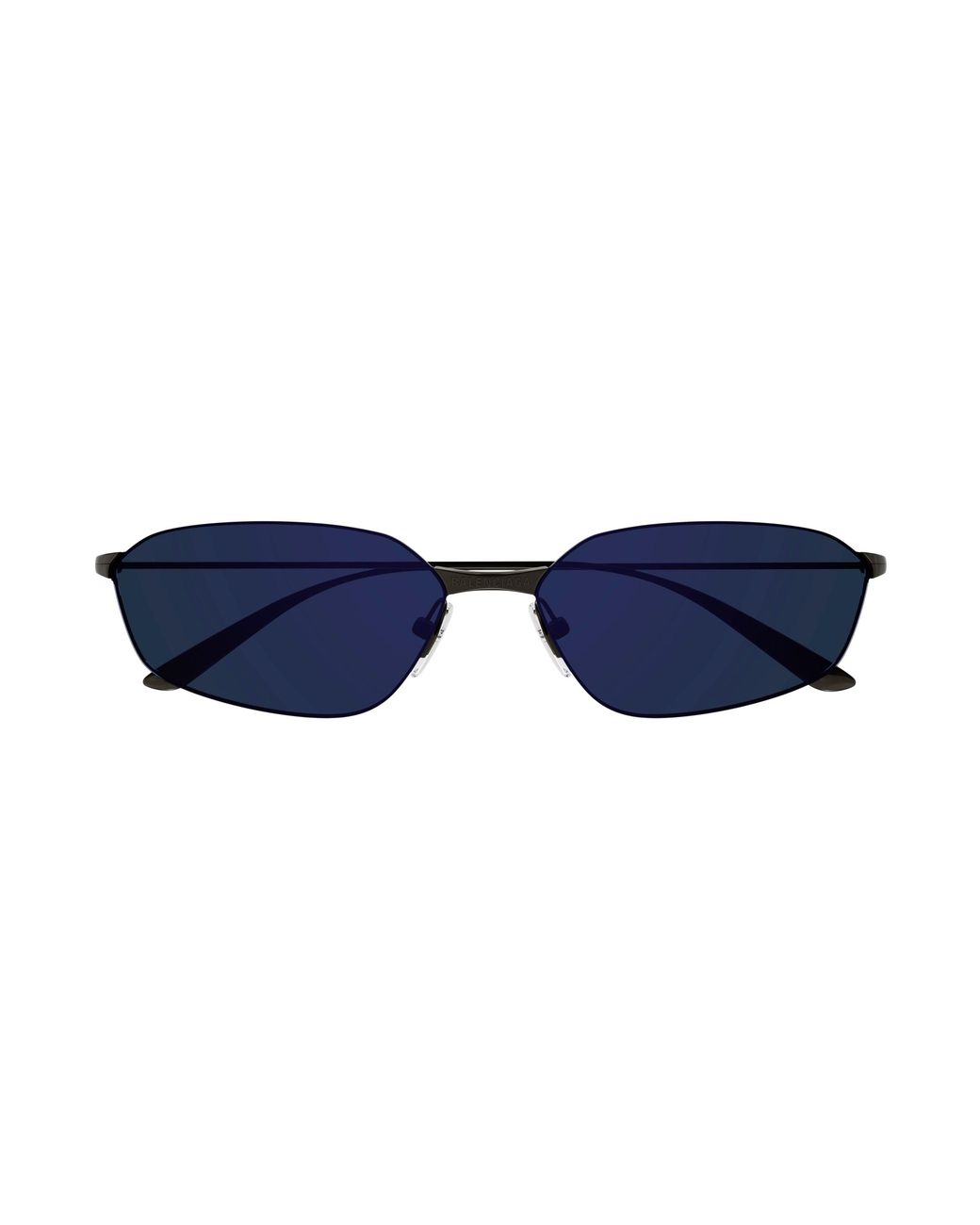 Balenciaga Black Bb0412S 003 Sunglasses Metal Geometric