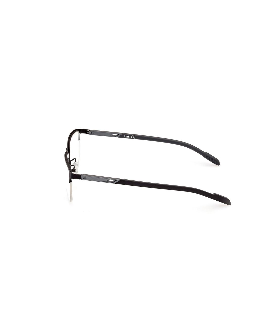 Adidas Originals Black Sp5048 005 Optical Frames Metal Squared Normal for men