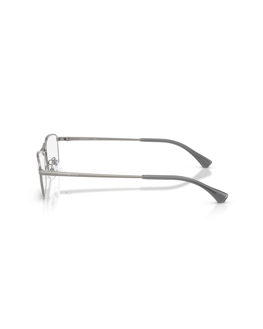 Emporio Armani Black Ea1196D 3010 Optical Frames Metal Transparent Geometric Normal for men